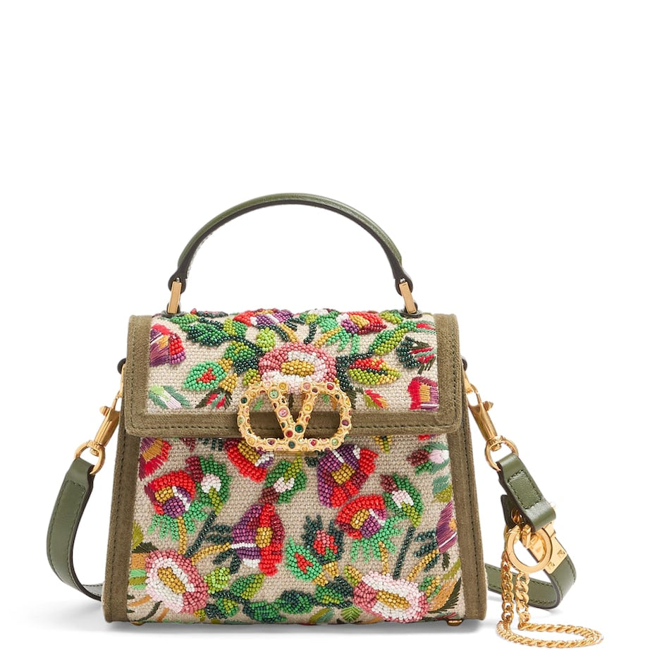 Valentino Garavani Multi Mini Embellished VSLING Top-Handle Bag
