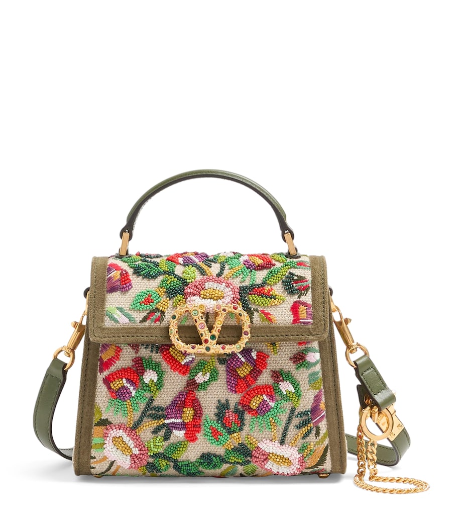 Valentino Garavani Multi Mini Embellished VSLING Top-Handle Bag