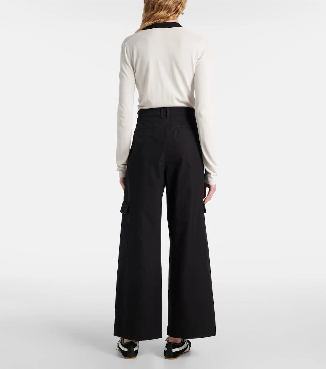 'S Max Mara - Gloria high-rise cotton cargo pants