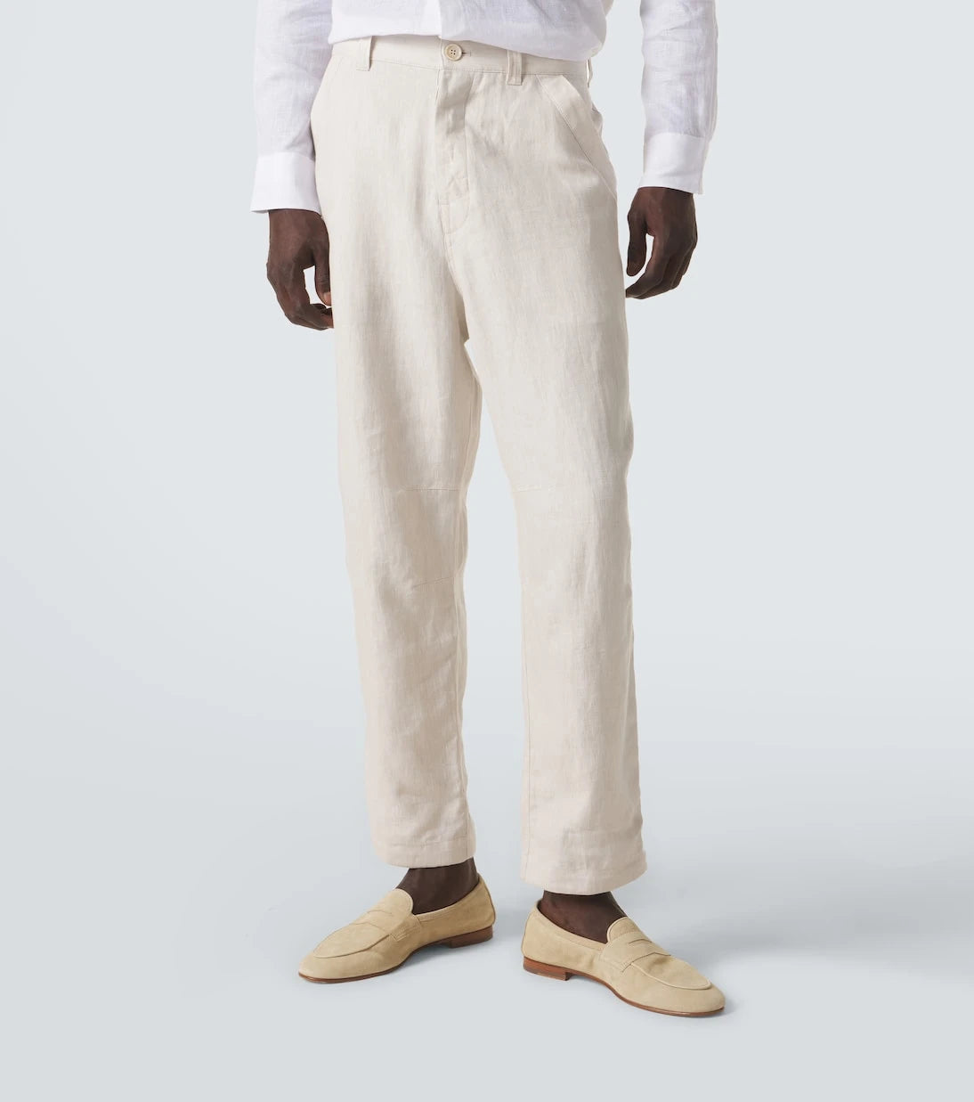Brunello Cucinelli - Linen straight pants