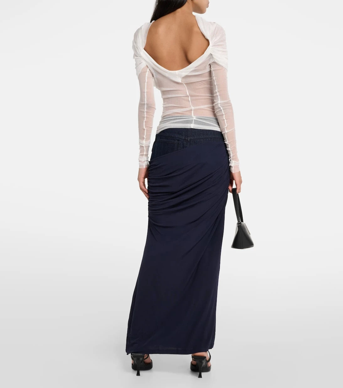 Christopher Esber - Draped silk top