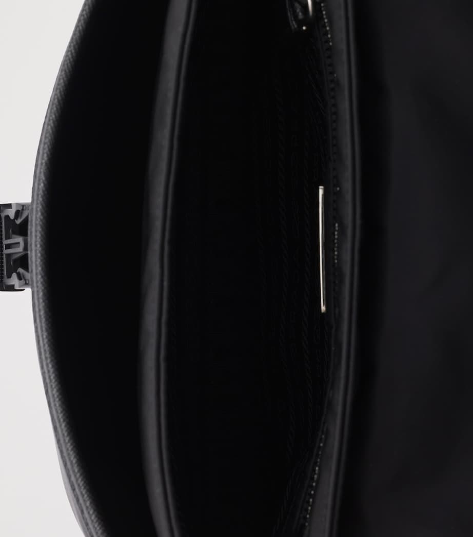 Prada Re-Nylon and Leather Messenger Bag