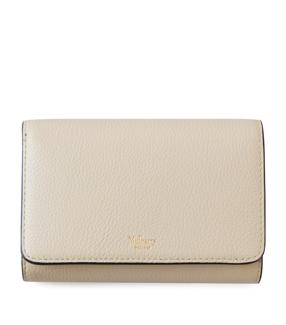 Mulberry White Leather Medium Continental Wallet