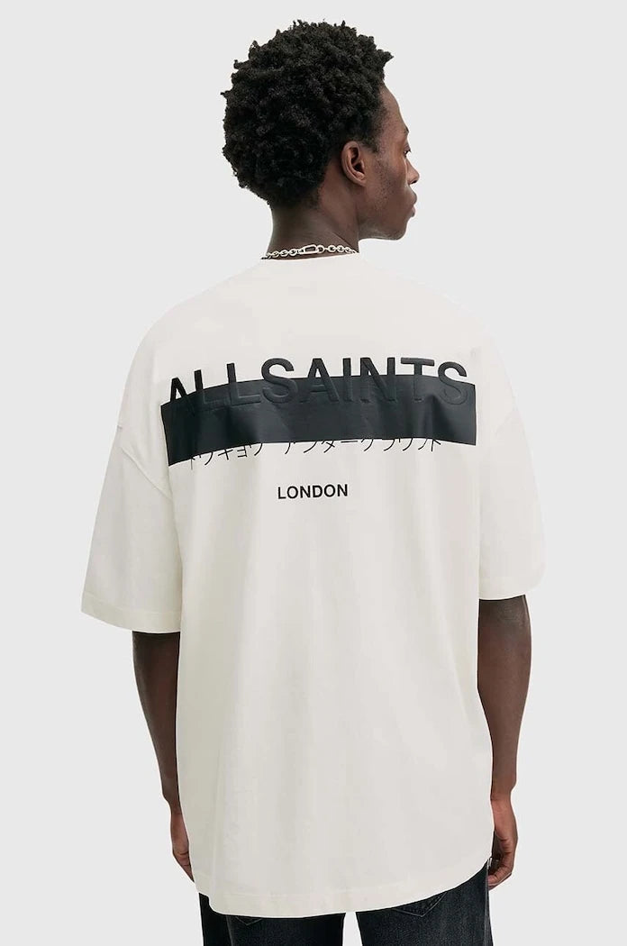 Памучна тениска AllSaints REDACT SS CREW