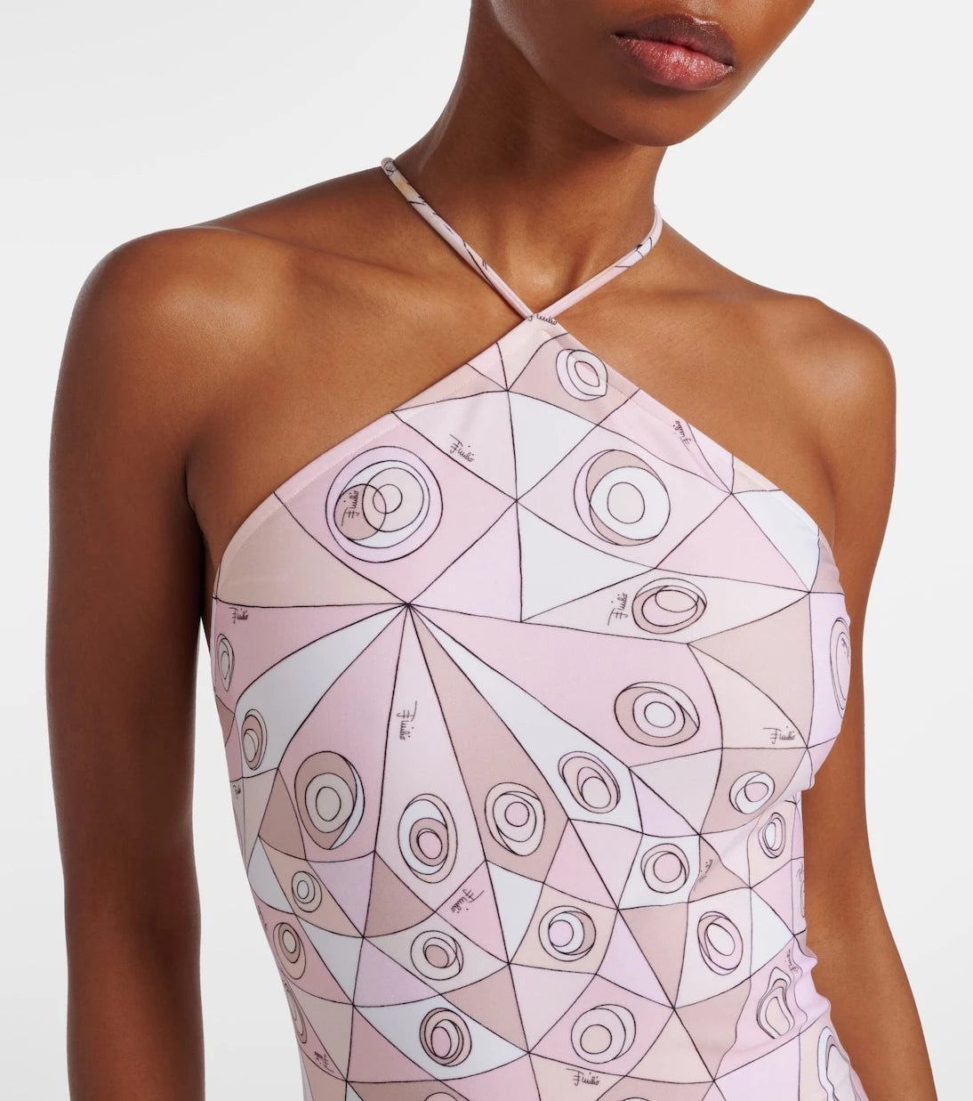 Pucci - Occhi open-back swimsuit