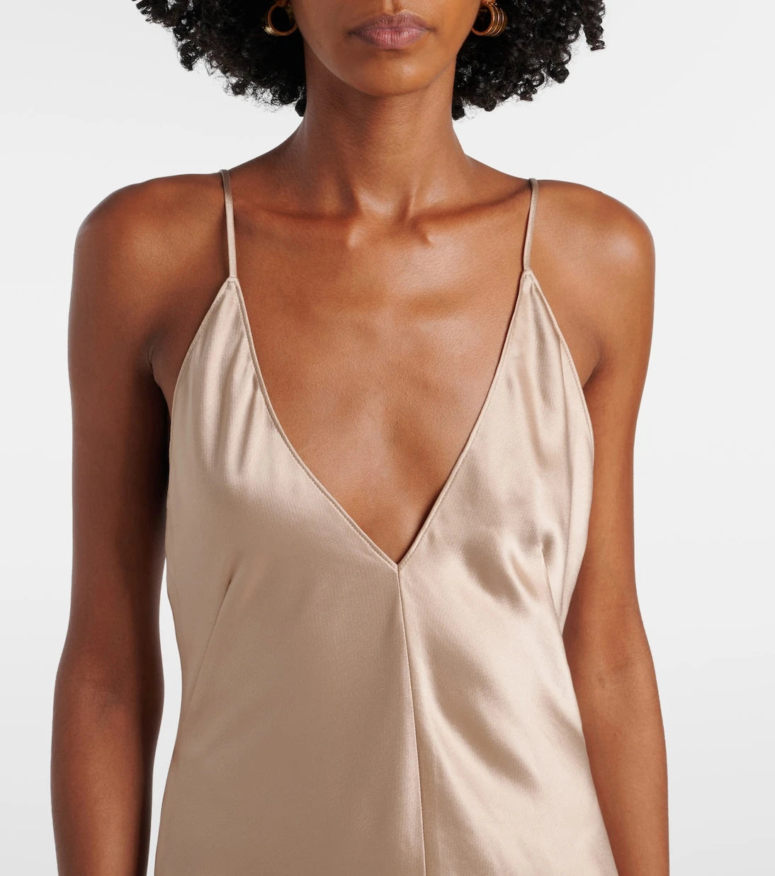 Leset - Barb satin slip dress