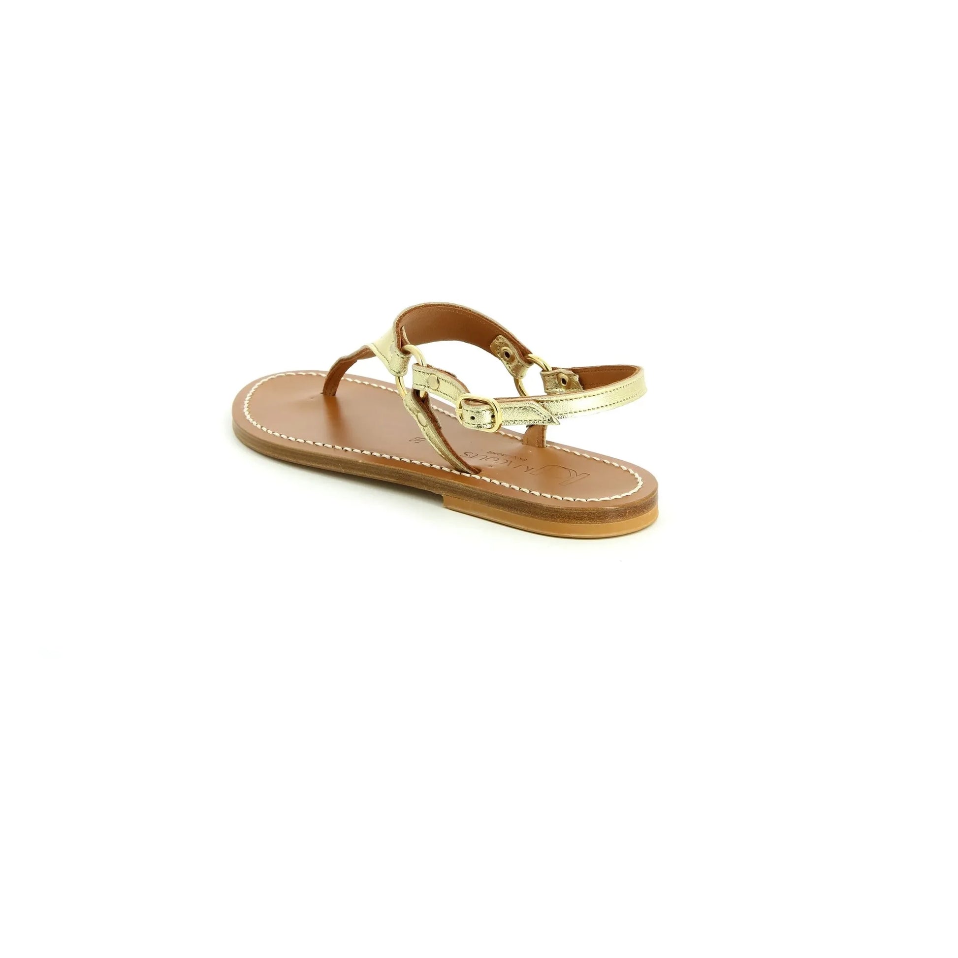 K.Jacques - Dionysos Lamé sandals | Gold