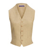 Ralph Lauren Collection Beige Linen Jaiden Waistcoat