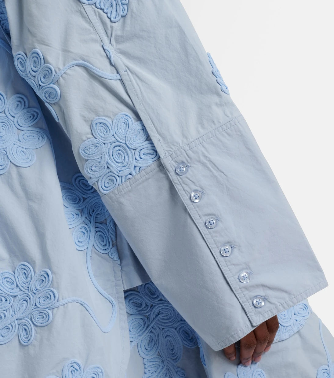 Rotate - Embroidered cotton shirt