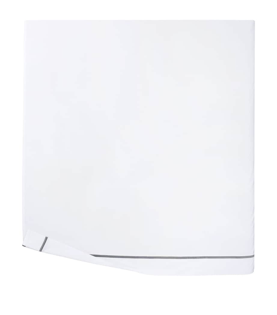 Yves Delorme Athena Platine King Flat Sheet (270cm x 310cm)