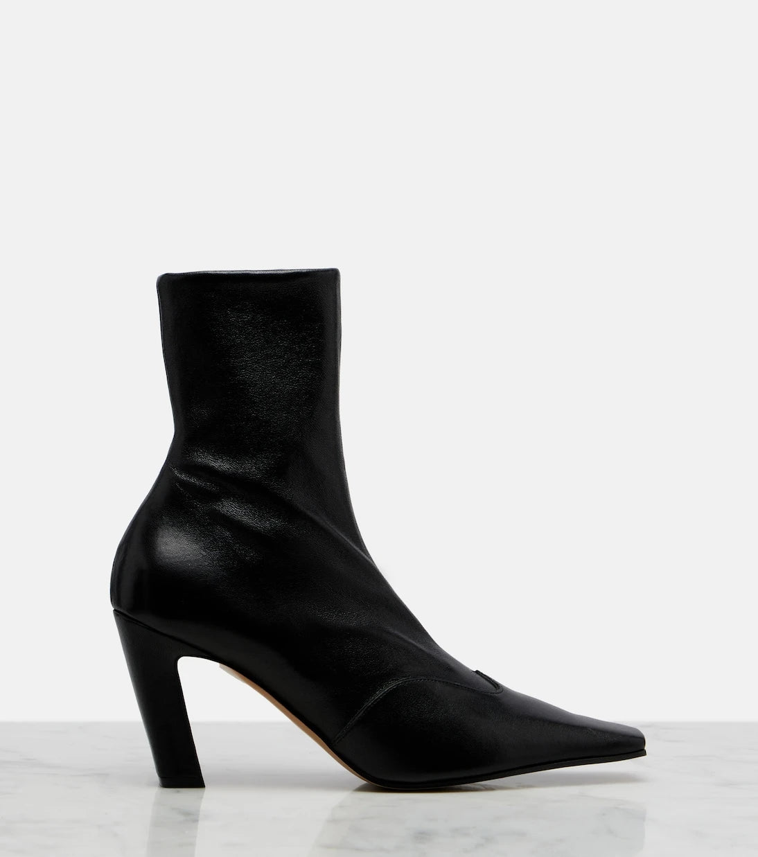 Khaite - Nevada leather ankle boots