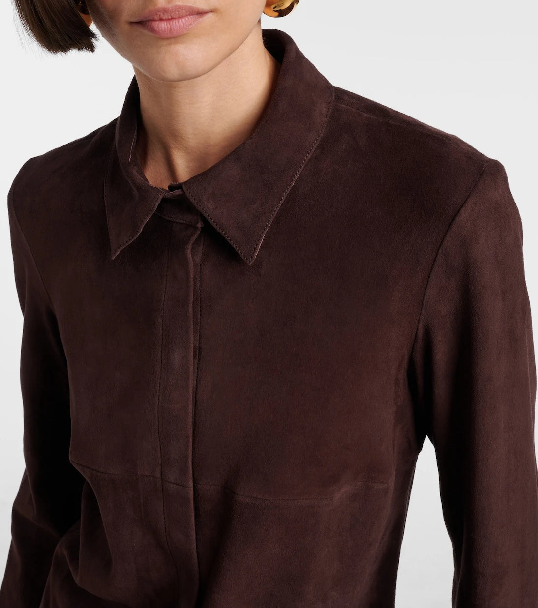 Stouls - Geraldine suede shirt dress