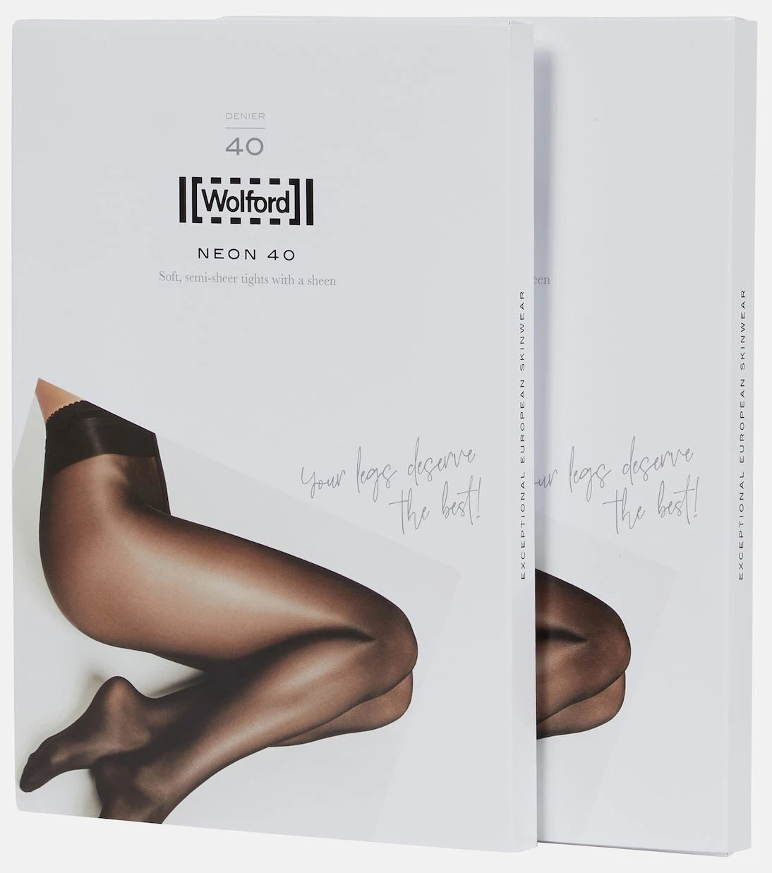 Wolford - مجموعة جوارب نيون 40 الضيقة