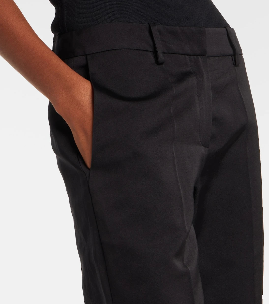 Magda Butrym - Cotton and silk flared pants