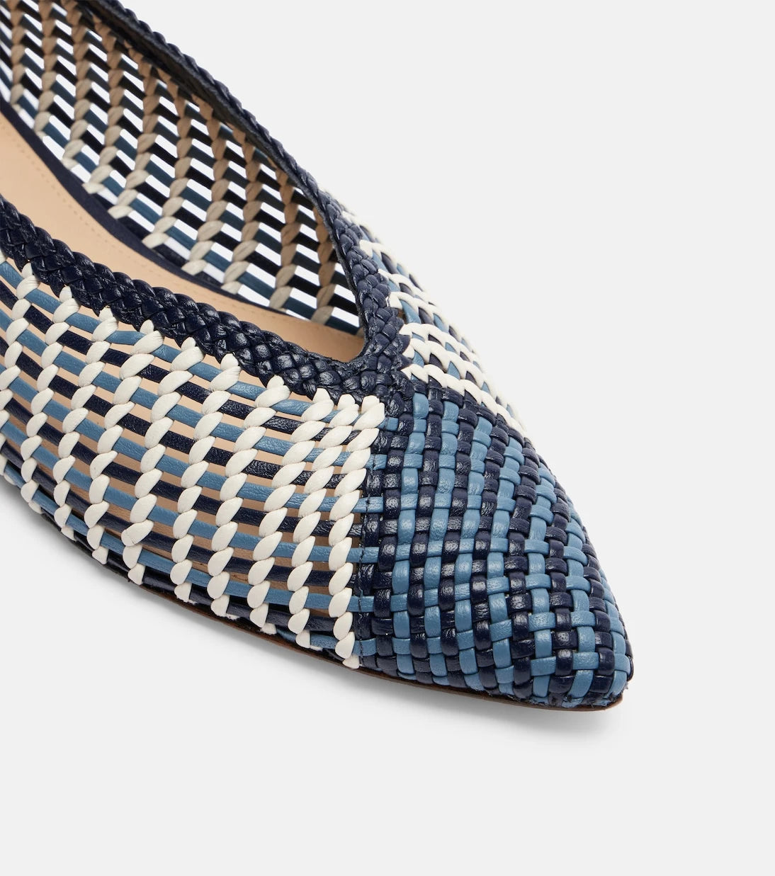 Veronica Beard - Bancroft woven leather ballet flats