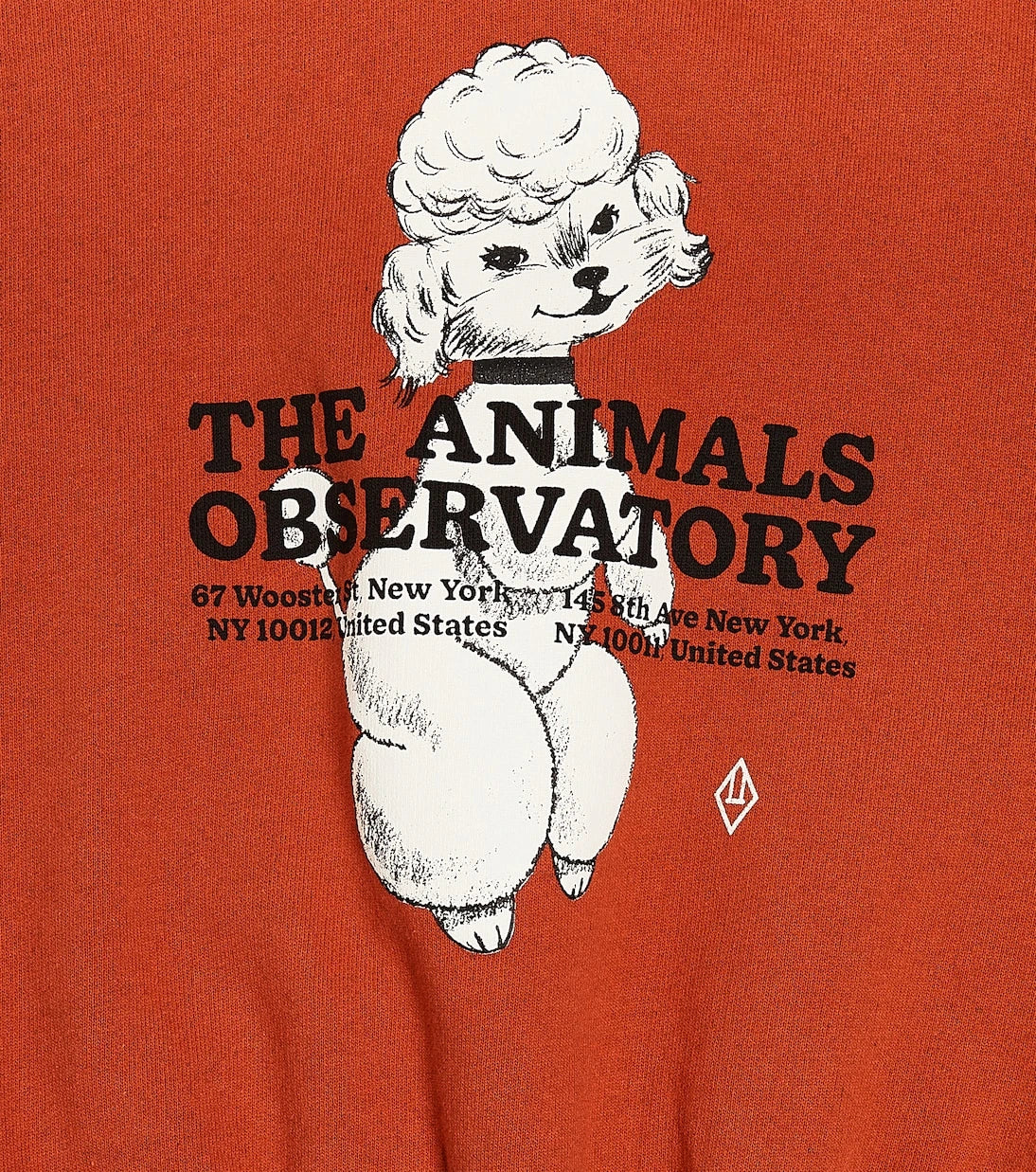 The Animals Observatory - Big Bear printed cotton sweatshirt