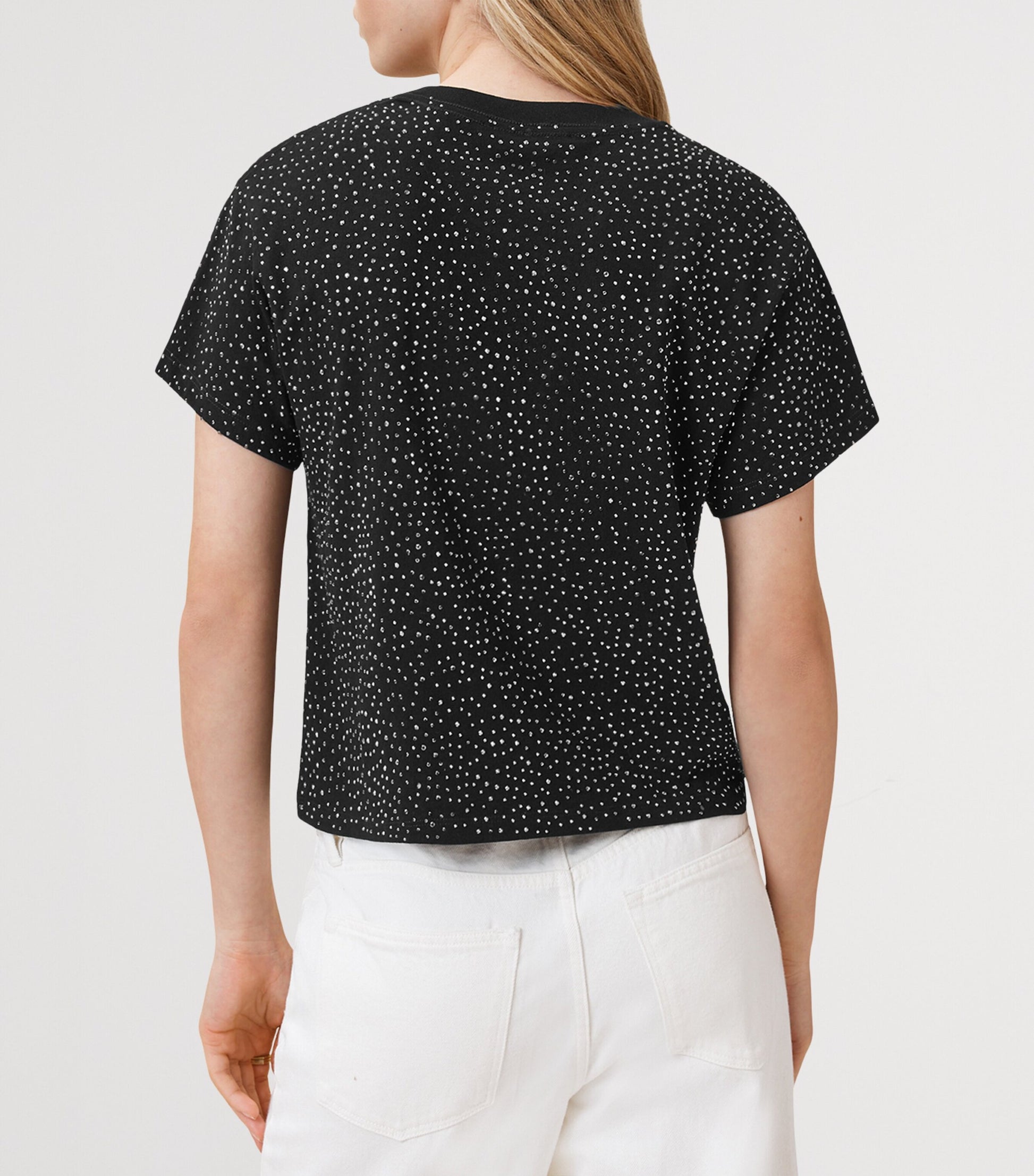 Black Reel Elle Embellished T-Shirt