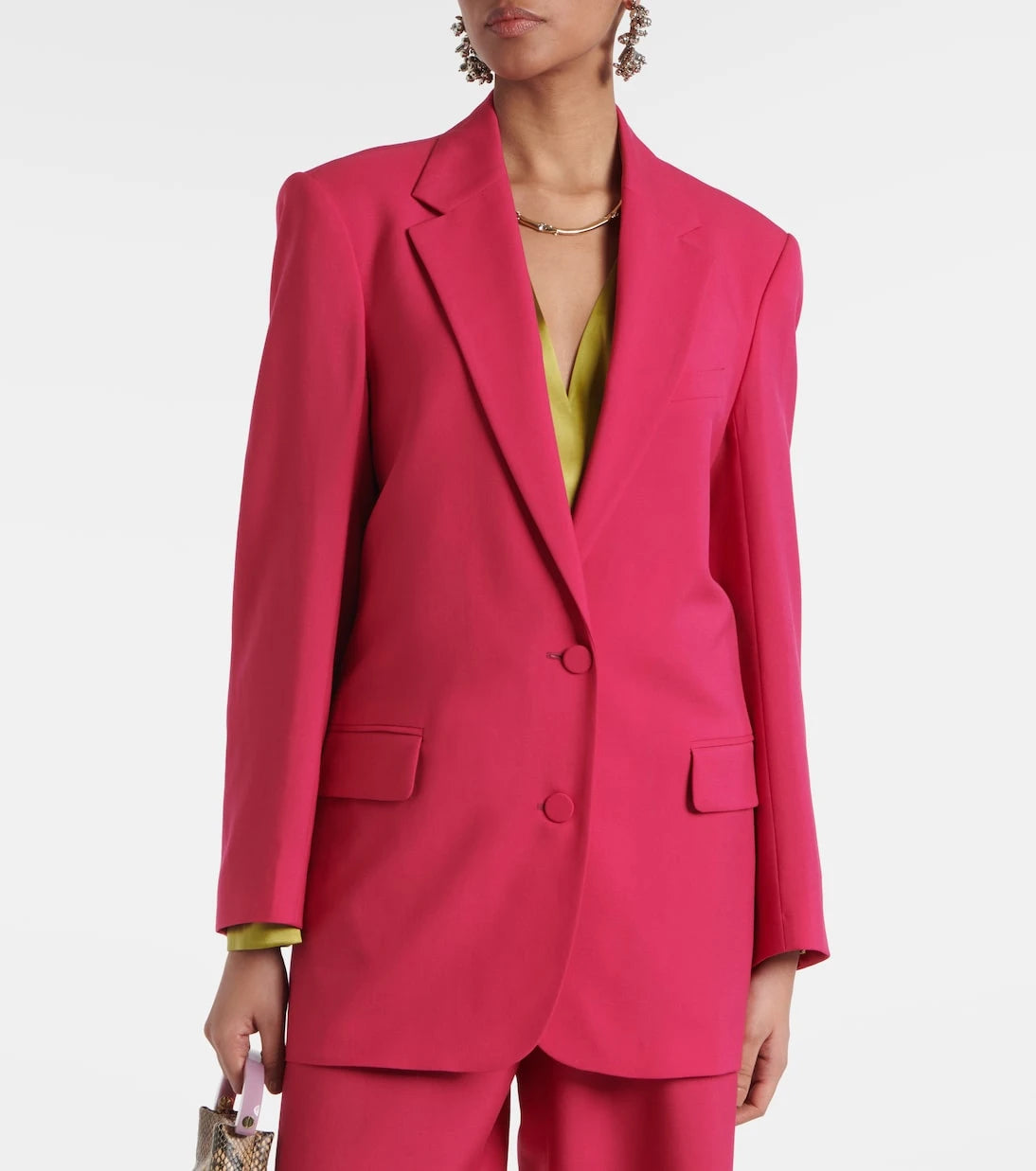 Dries Van Noten - Oversized wool and mohair blazer