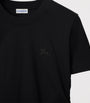 Burberry Black Cotton Festival T-Shirt
