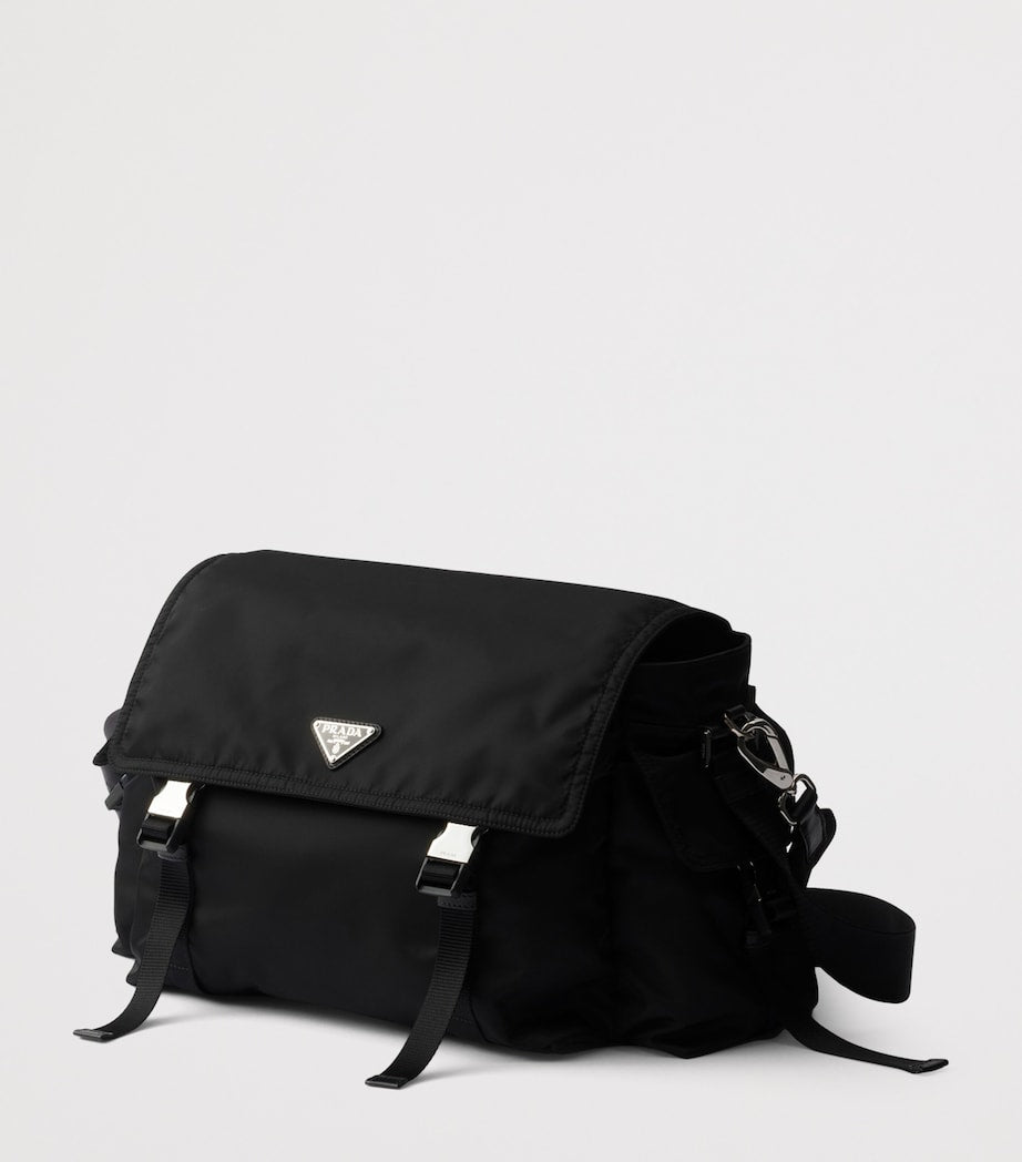 Prada Re-Nylon and Leather Explore Messenger Bag