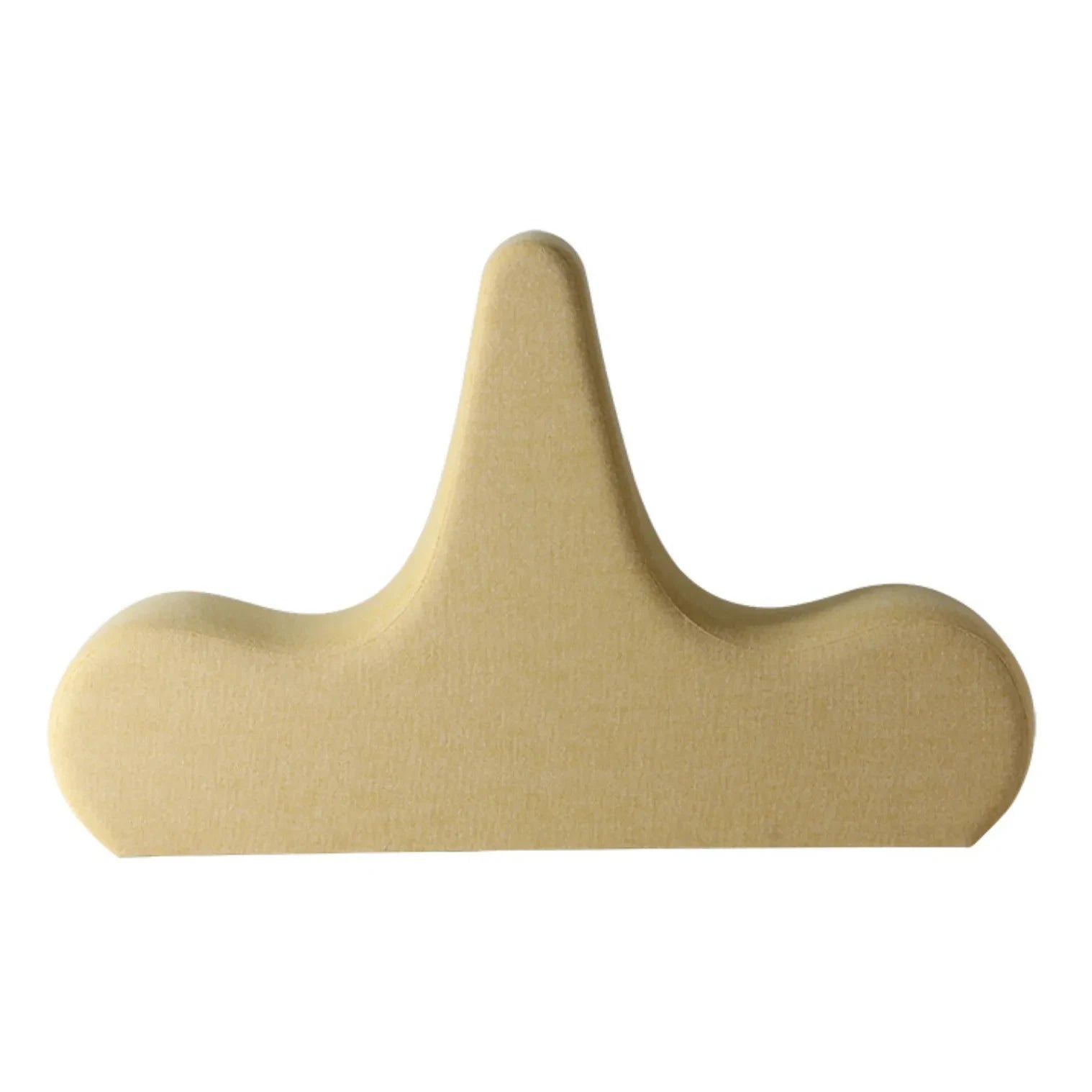 Verpan - Welle Double Lounge Module - Wool | Pale yellow