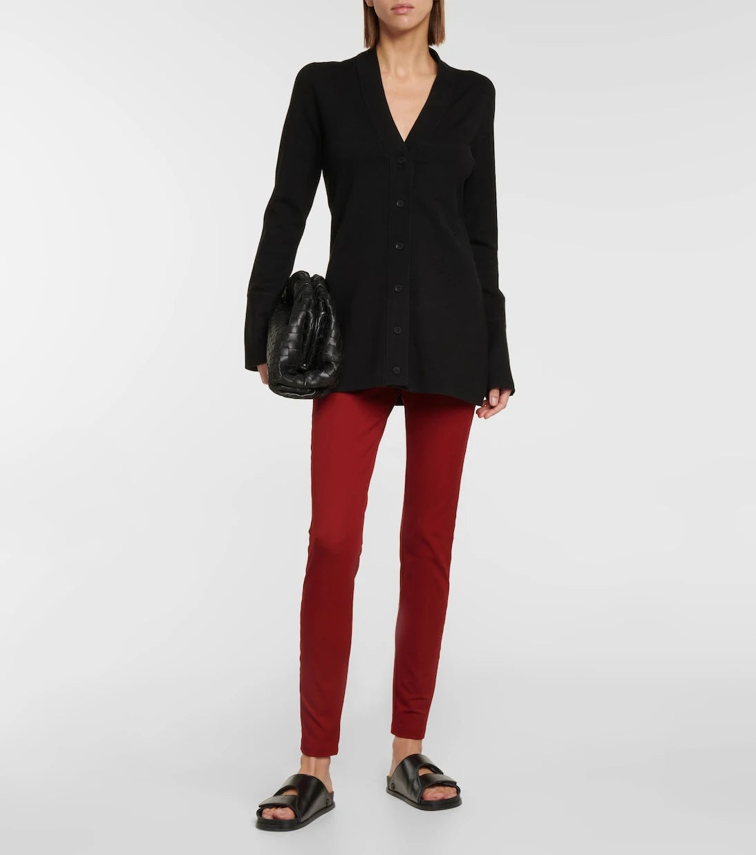 Joseph - High-rise gabardine leggings