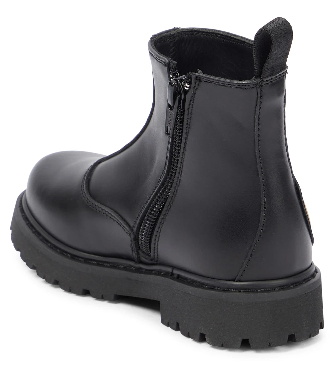 Moschino Kids - Leather ankle boots