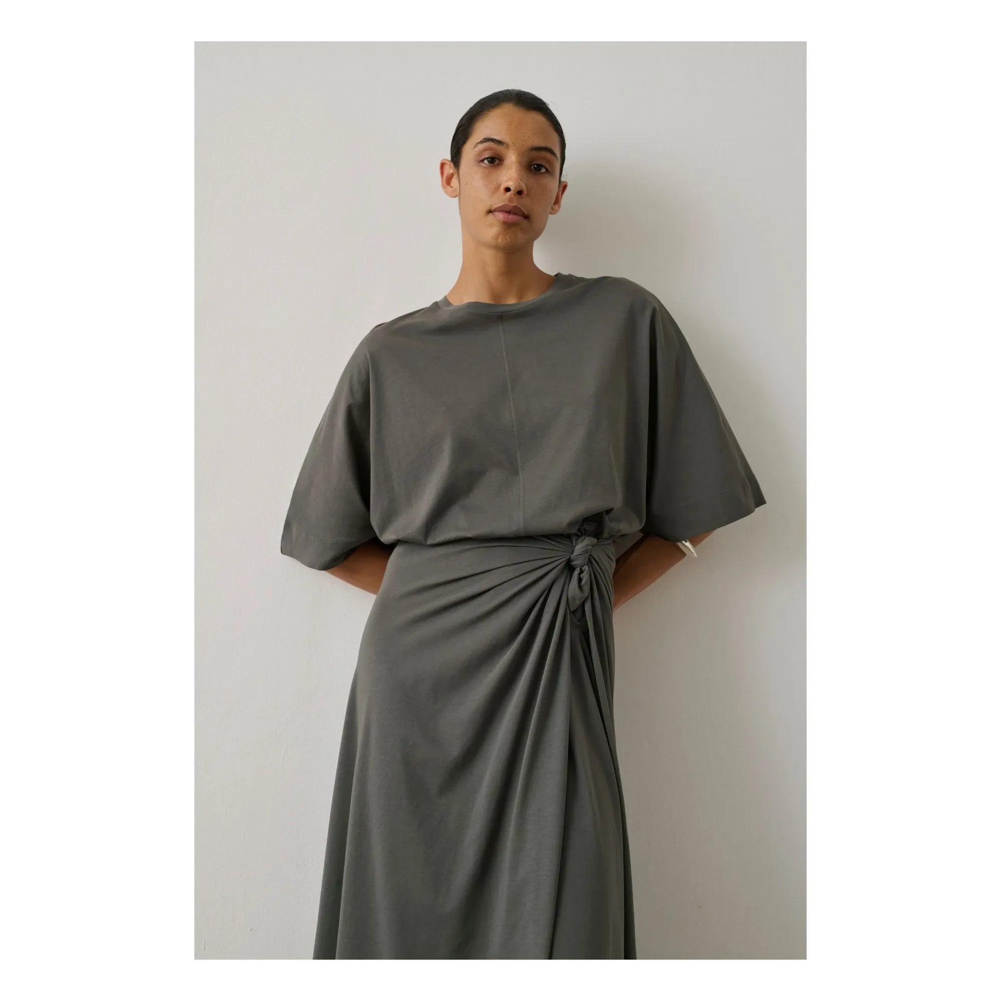 Soeur - Cotton Goa Skirt | Slate grey