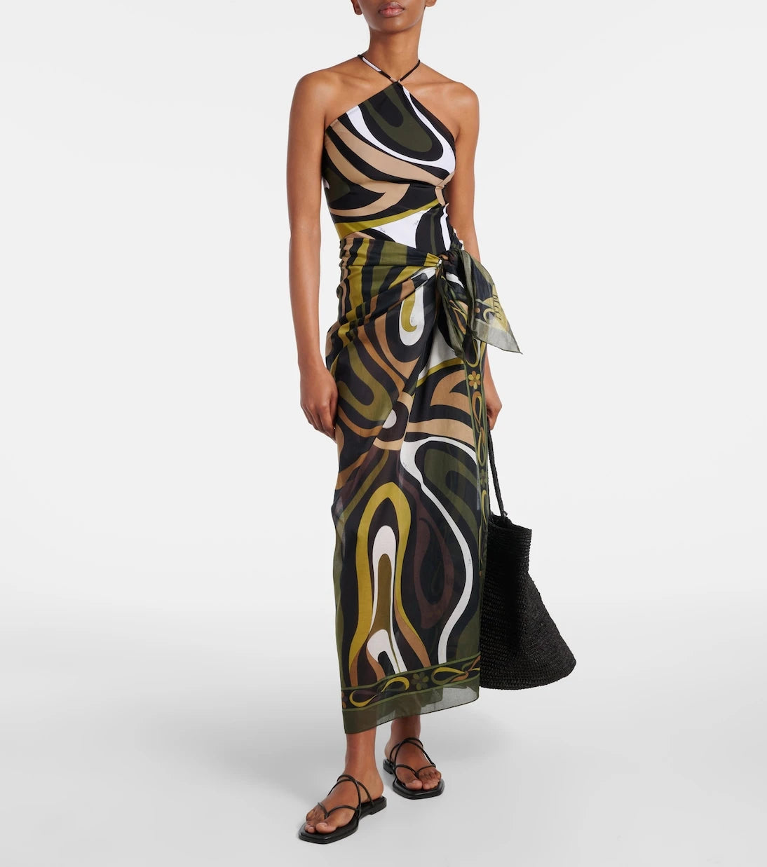 Pucci - Marmo cotton beach cover-up