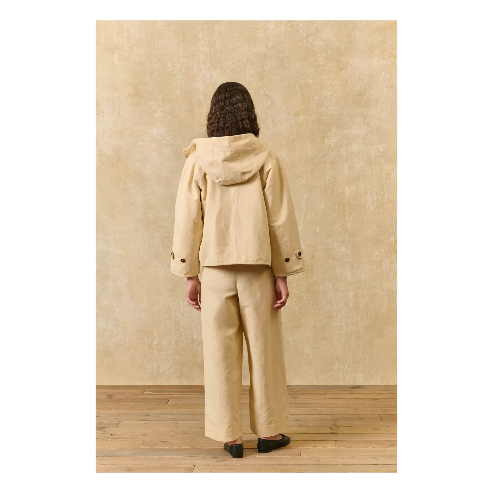 Louise Misha - Bertille Linen and Cotton Jacket | Ivory