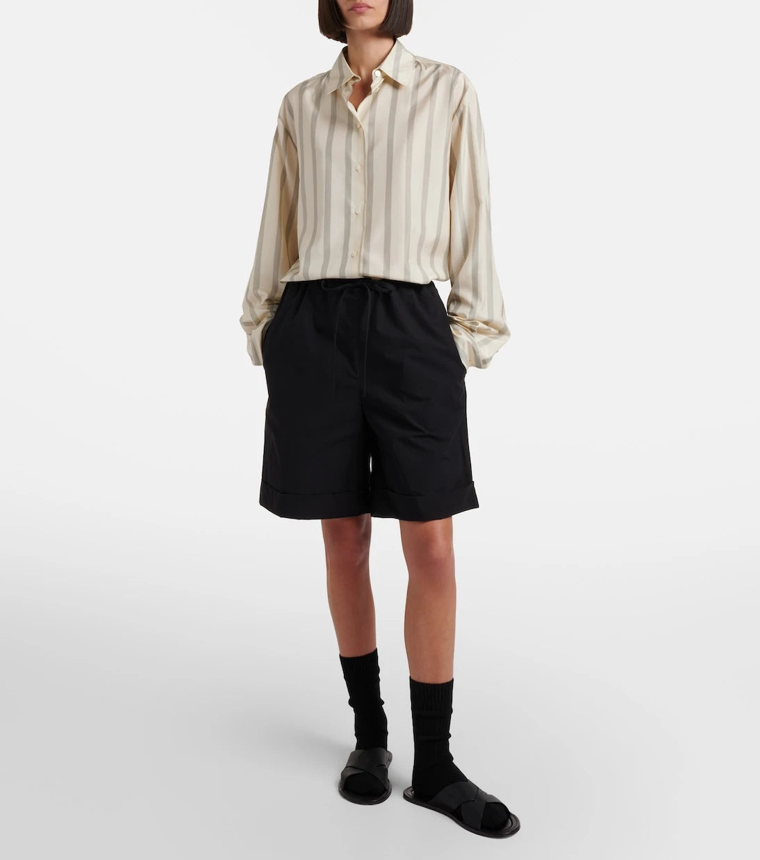 The Row - Emiliano cotton shorts