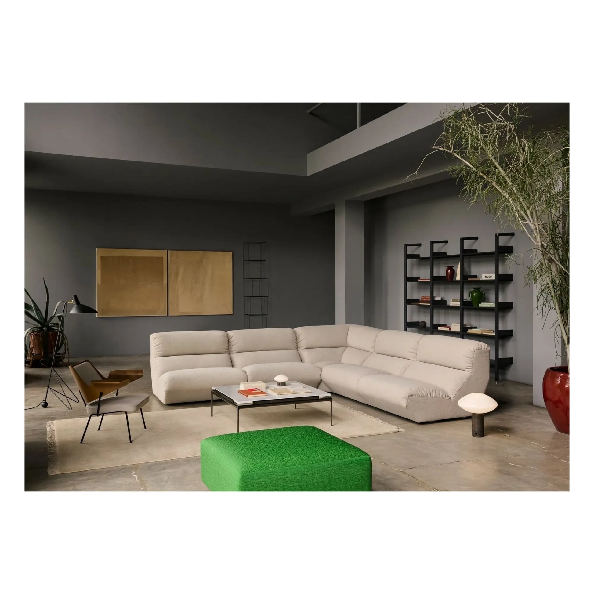 & Tradition - Hi Lo AV55 modular sofa corner module | Beige