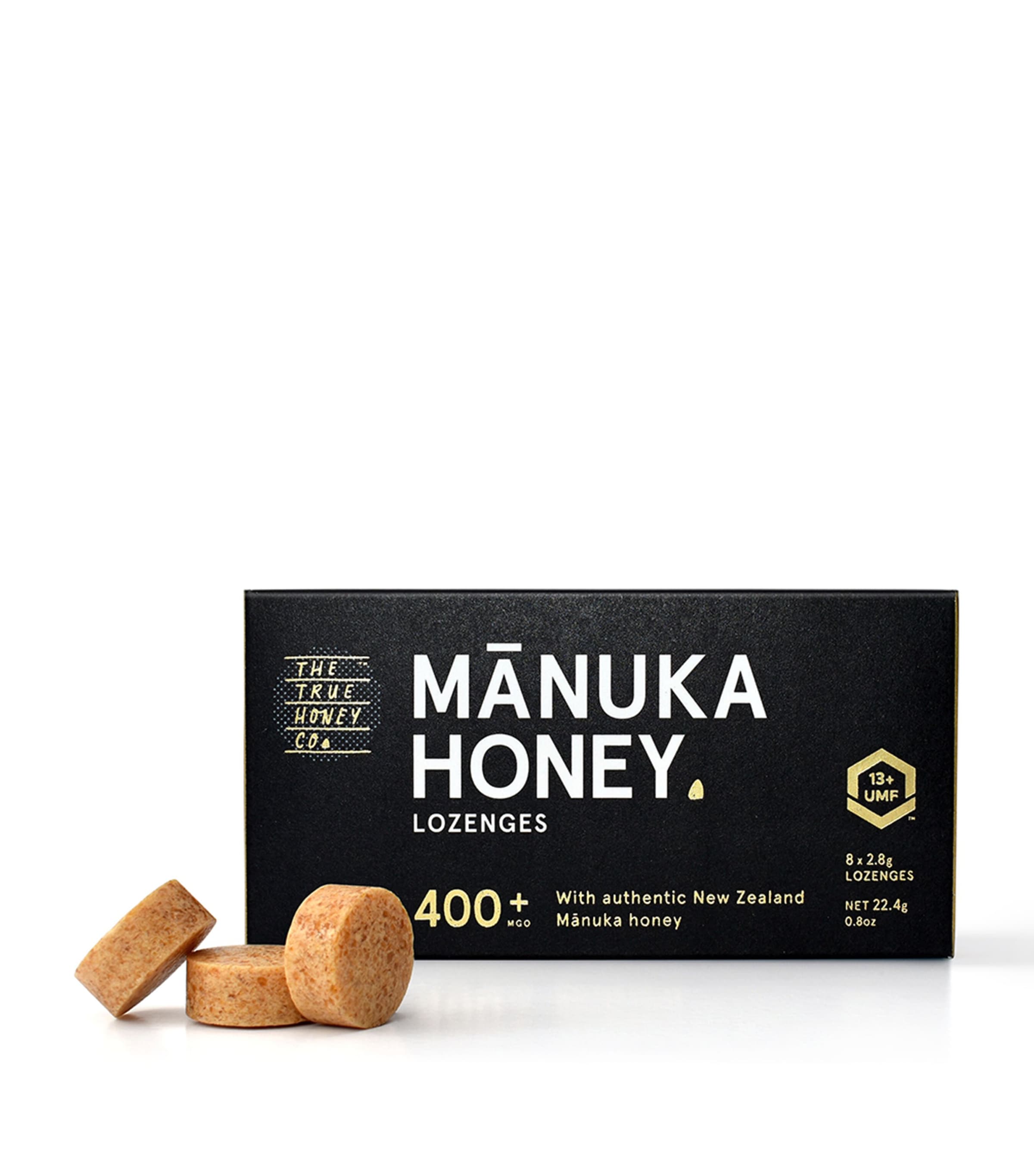 The True Honey Co 400+ MGO Manuka Honey Lozenges (8 x 2.8g)