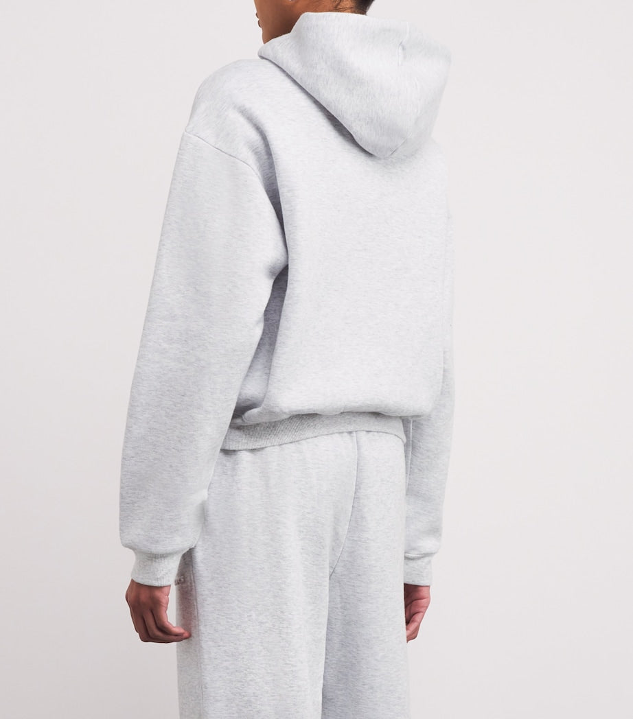 Cotton-Blend Fleece Classic Hoodie LIGHT HEATHER GREY