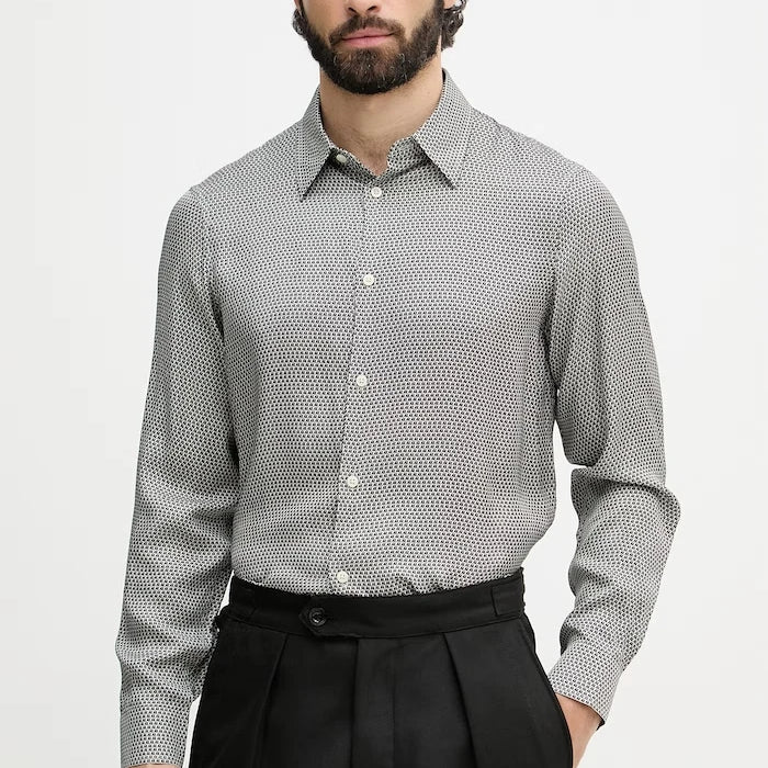 Armani Exchange риза мъжка от вискоза