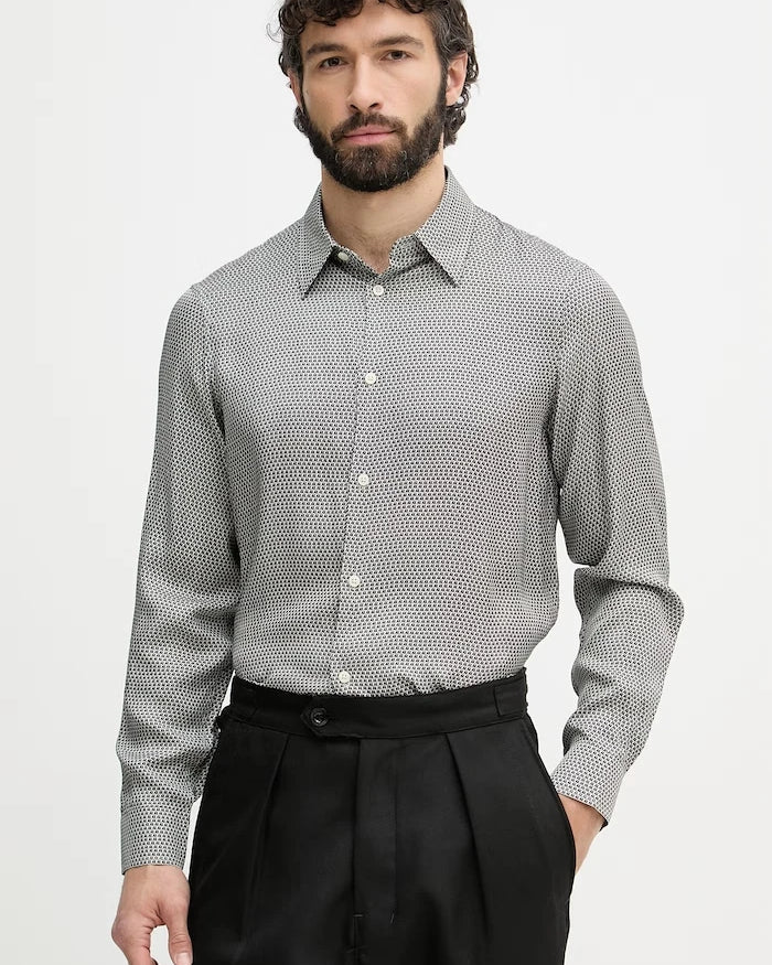 Armani Exchange erkek viskon gömlek