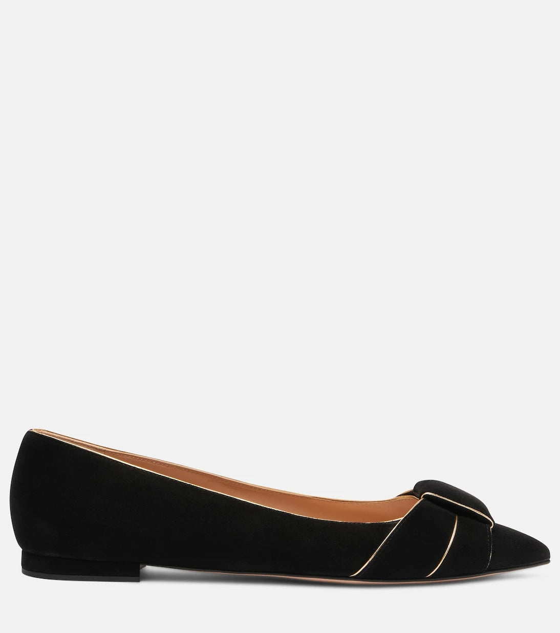 Gianvito Rossi - Suede ballet flats