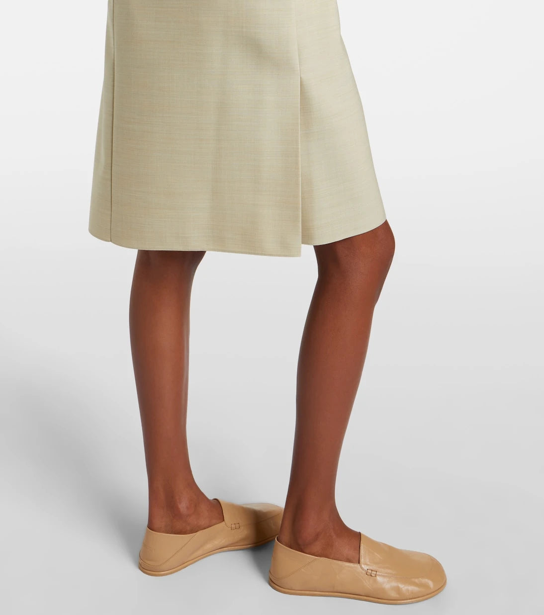Calvin Klein Collection - Lunas wool midi skirt