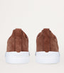 Zegna Suede Triple Stitch Sneakers