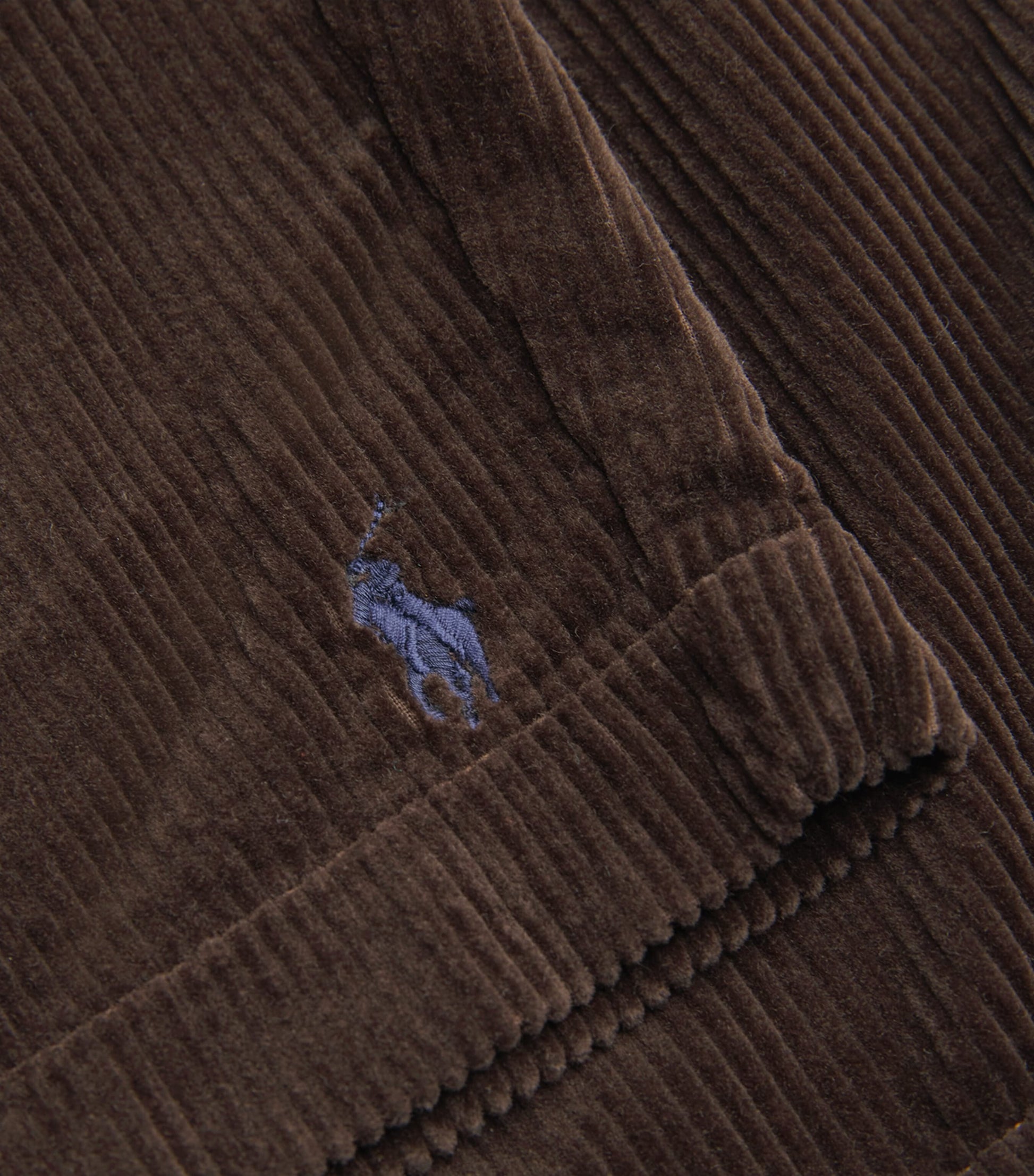 Cotton Corduroy Logo Shorts