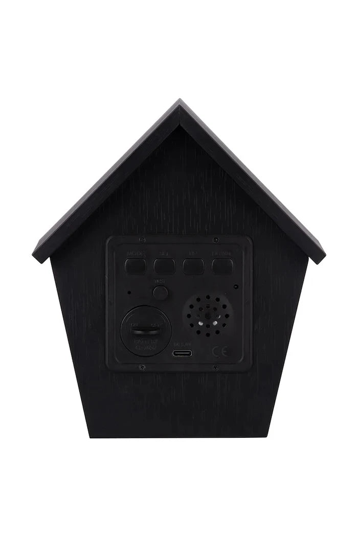 Karlsson MDF Plakadan Guguklu Çalar Saat 13 x 15,3 x 6,8 cm