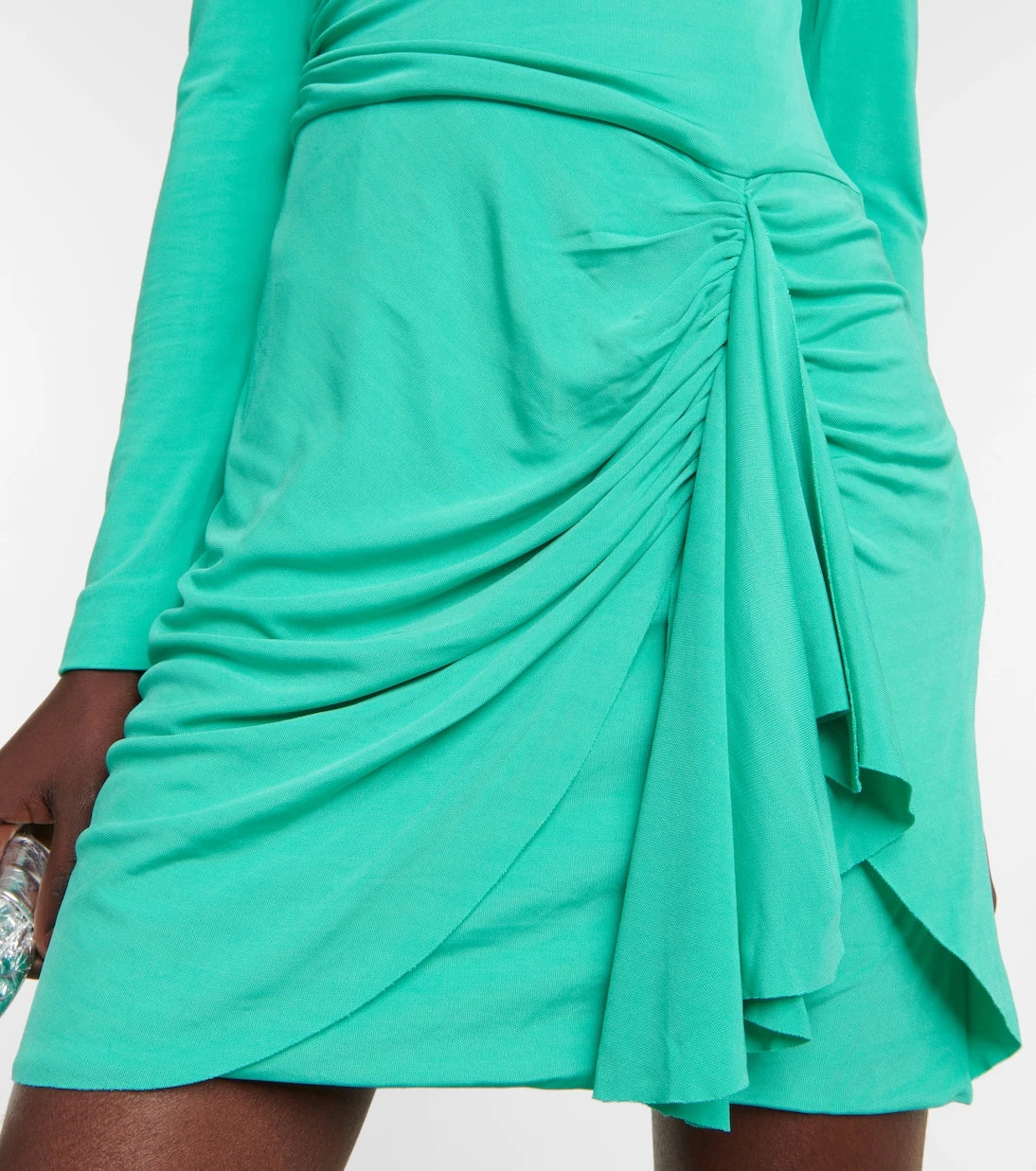 Rebecca Vallance - Riccardo draped jersey minidress