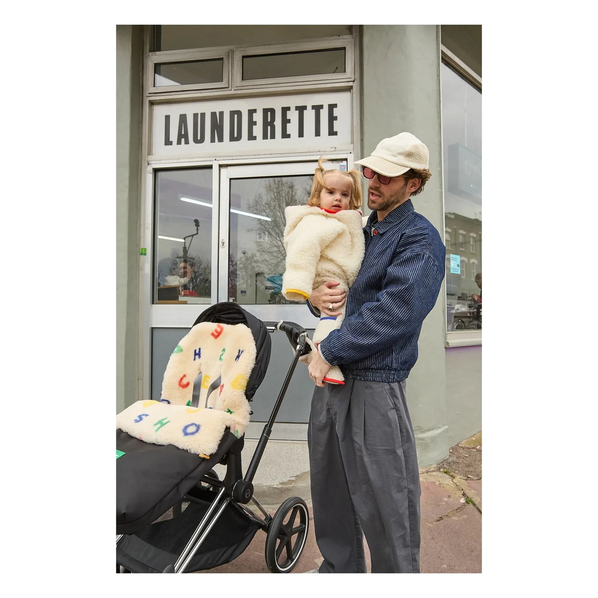 BINIBAMBA - Universal lambskin footmuff - Binibamba x Bobo Choses