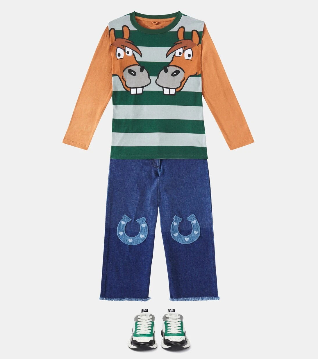 Stella McCartney Kids - Printed cotton jersey top