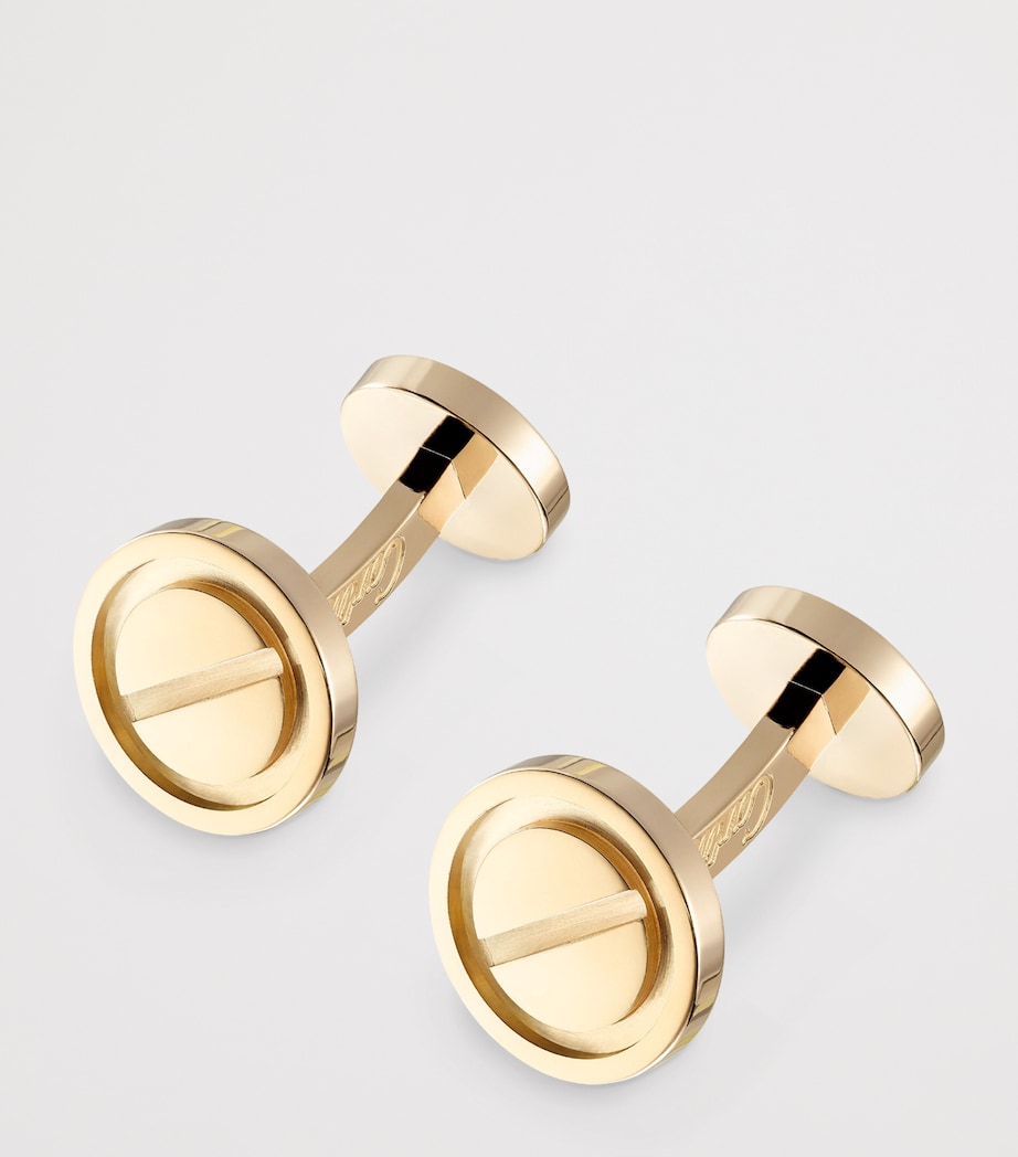 Yellow Gold LOVE Cufflinks
