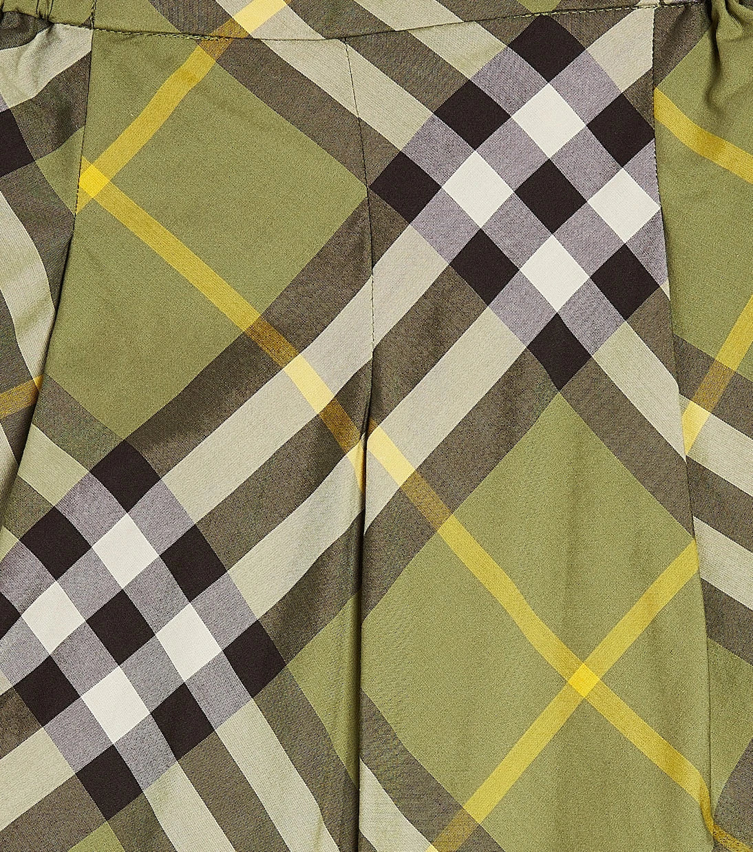 Burberry Kids - بنطلون بربري كاروهات قطن
