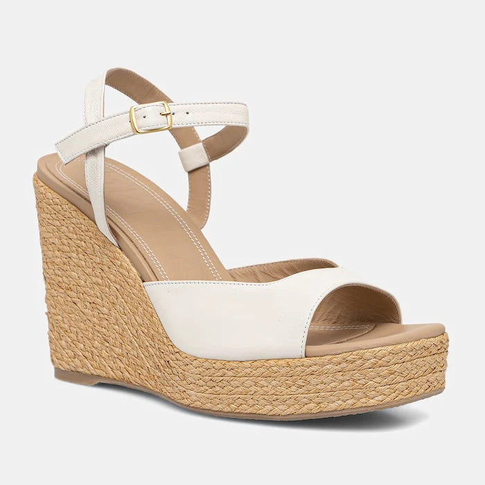Souliers Martinez kesik platformlu deri sandaletler SUMMER