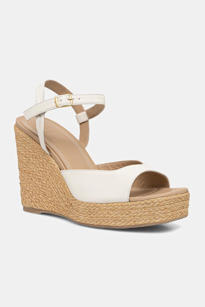 Souliers Martinez kesik platformlu deri sandaletler SUMMER