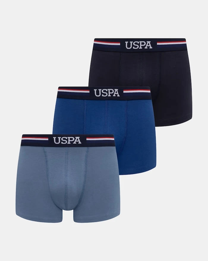 U.S. Polo Assn. USPA BRAND Boxer (3'lü)
