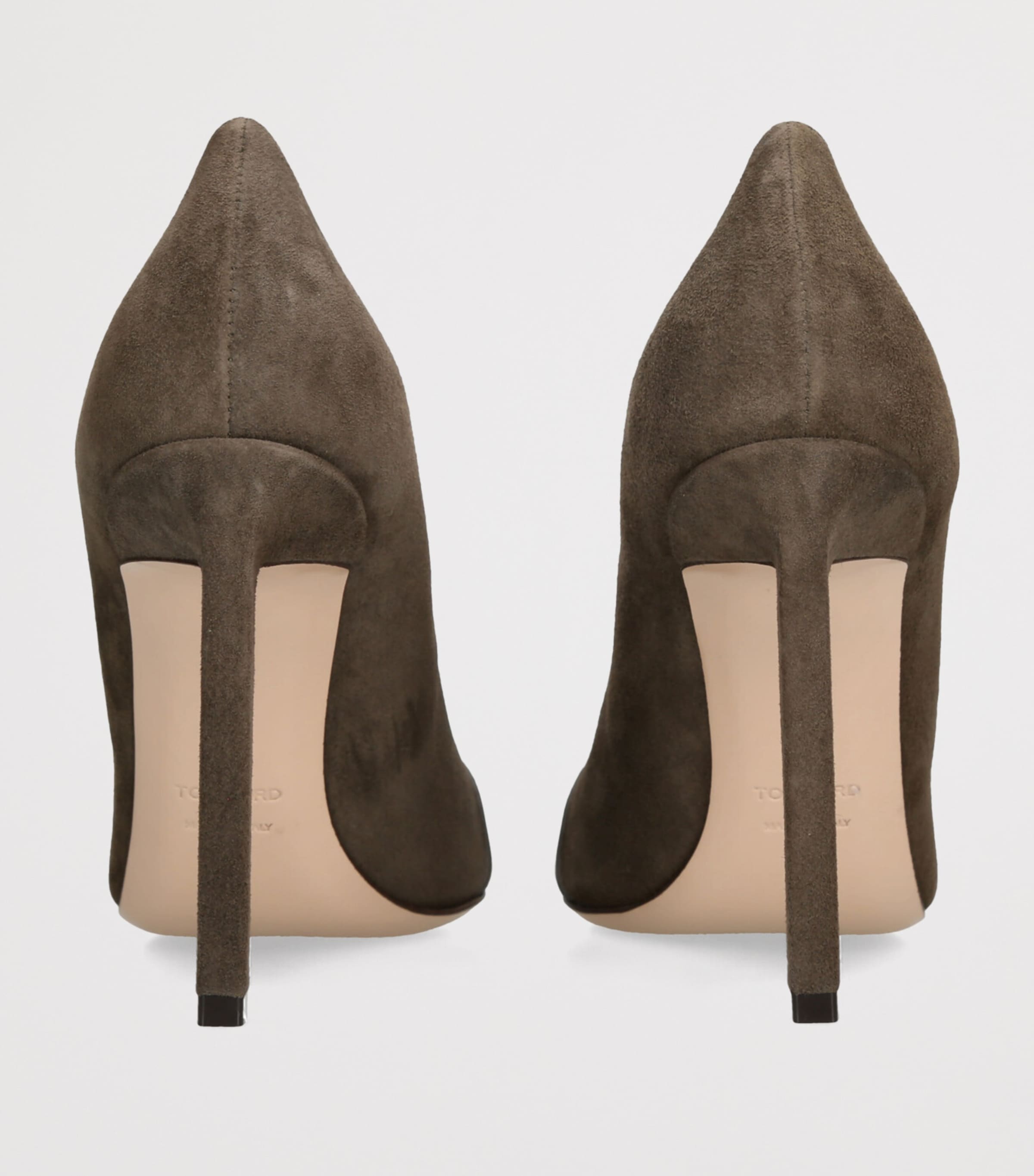 TOM FORD Green Goat Leather Eva Pumps 105